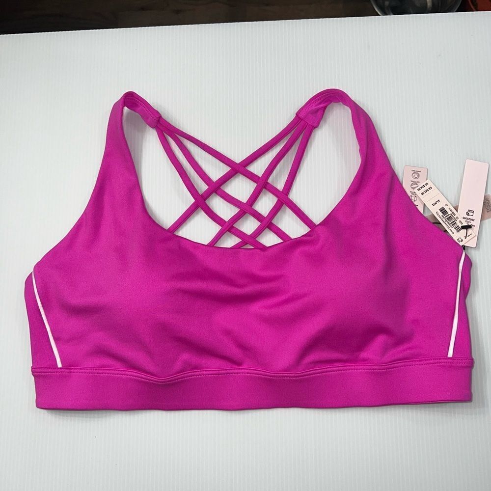 Victoria’s Secret Essentials Strappy Padded / Removable Padding Sports bra pink - Picture 4 of 6